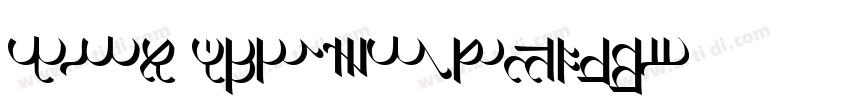 RTL AdamScript字体转换